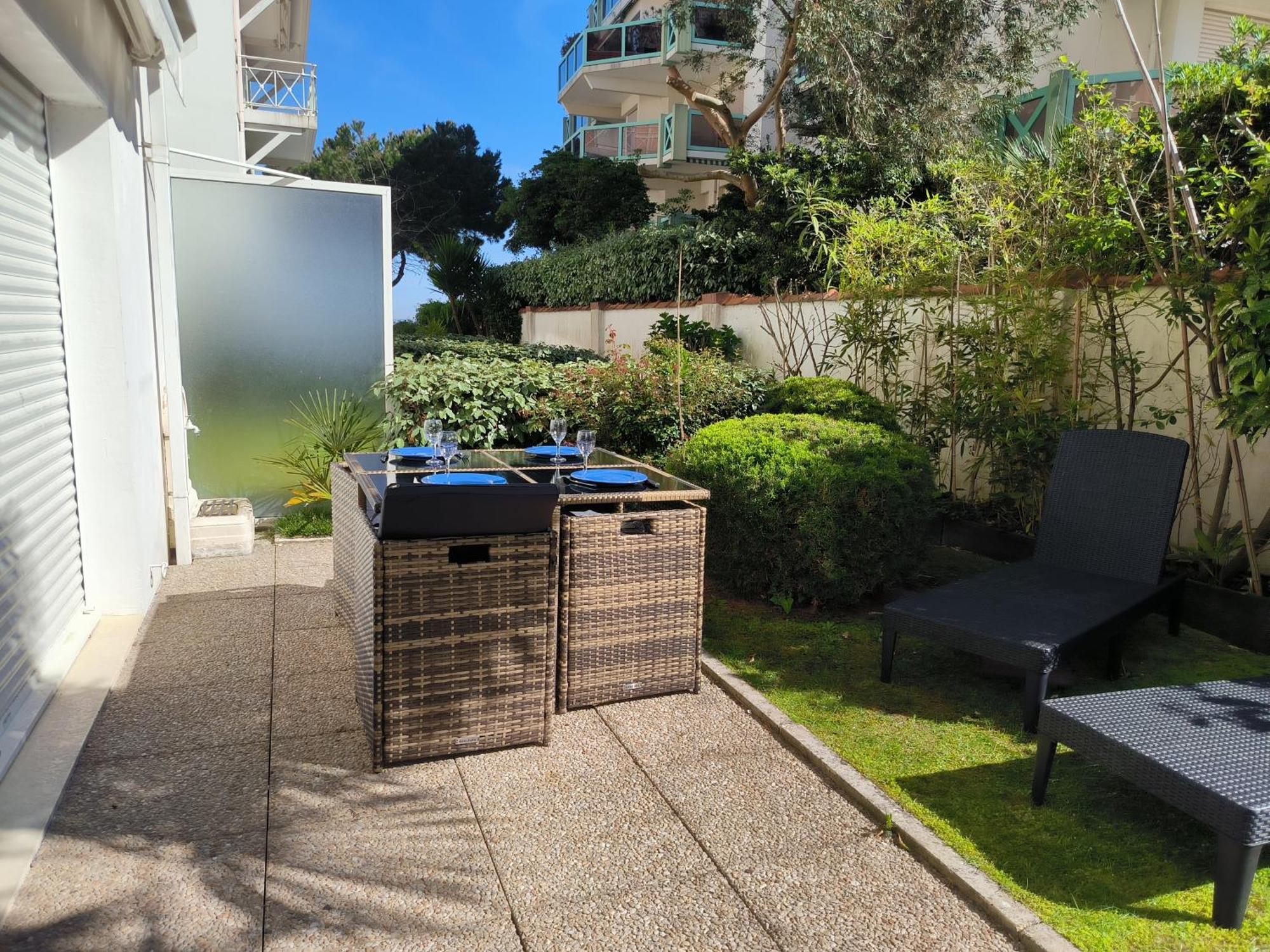 Appart Sur La Plage Pied Dans L Eau Avec Terrasse Jardin Vue Sur Le Bassin Depuis La Terrasse , Parking อาร์กาชง ภายนอก รูปภาพ